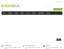 Tablet Screenshot of inoxriva.com